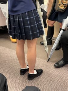 チェックスカート　JK