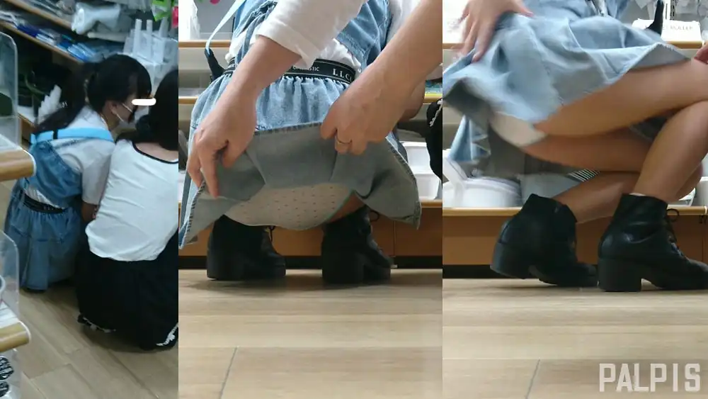 キモがる美少女ちゃんをフル手撮りでパシャリ