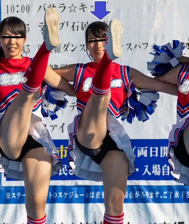 【写真高画質】チア 【悲報】黒スパッツだと思ったがよく見たらはみパンしていた件Part.1 Kの者